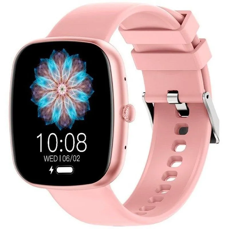 Cool Border Bluetooth 45mm TFT Rosa IP67 Saturazione Ossigeno Sangue Cardiofrequenzimetro - immagine 1