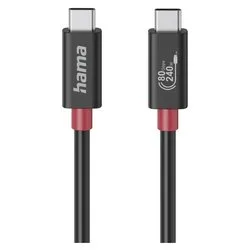 Cavo USB C 240W USB4 Gen4 Black 1m 00200799 - immagine 1