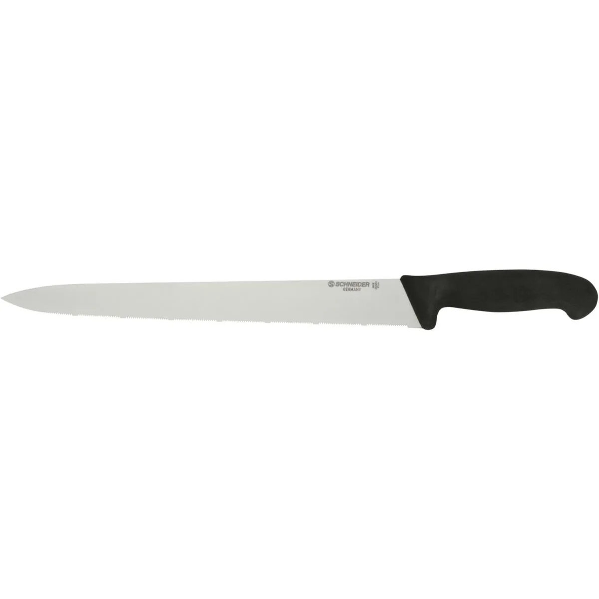 Schneider Coltello da cucina seghetto fine; lunghezza lama 31 cm, 31 cm (L); nero - immagine 1