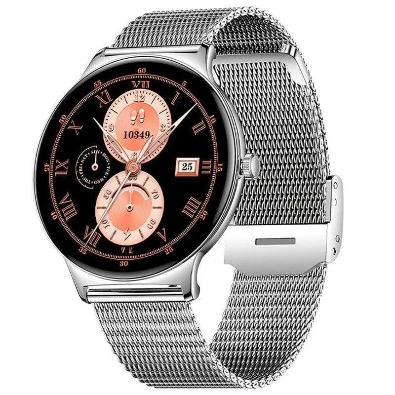 Cool Ultrathin Bluetooth 41mm AMOLED Grigio IP67 SpO2 Frequenza Cardiaca Sonno - immagine 1