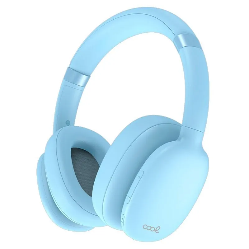 Cuffie stereo Bluetooth wireless Cool Roller Celeste - immagine 1