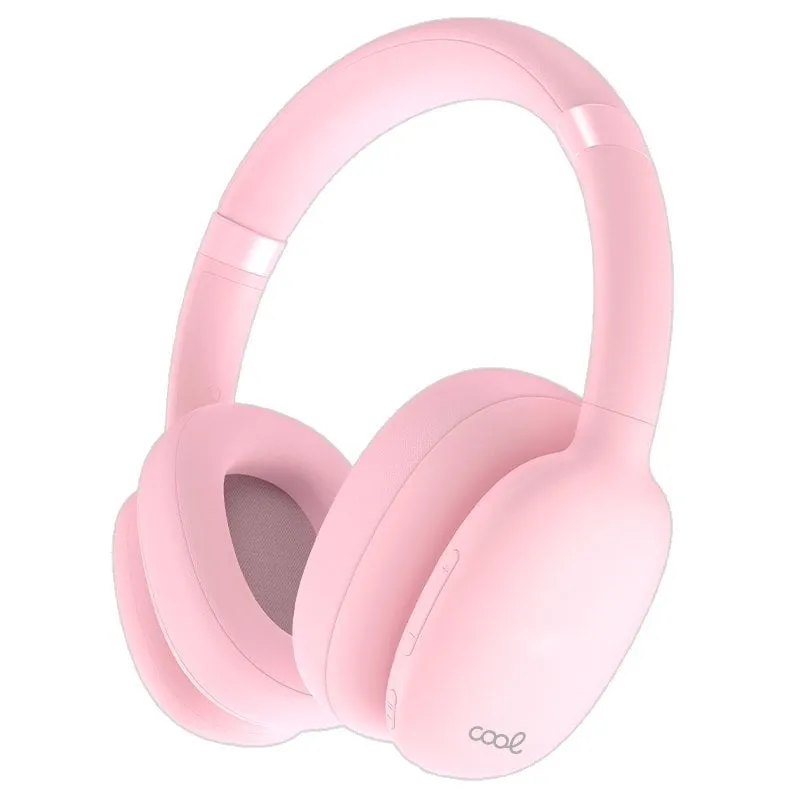 Cuffie stereo wireless Bluetooth Cool Roller rosa - immagine 1