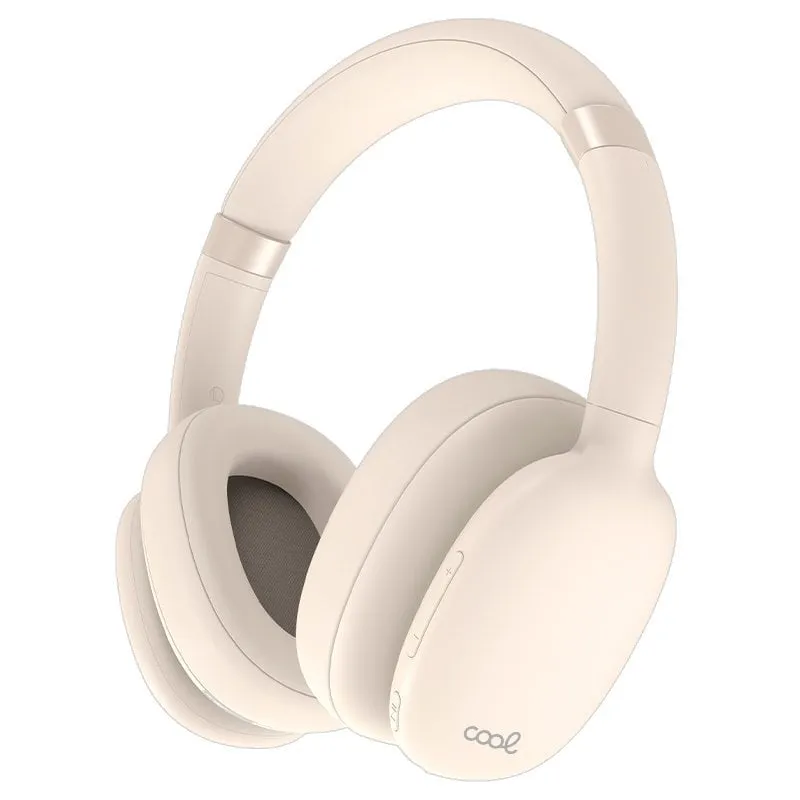 Cuffie stereo wireless Bluetooth Cool Roller Beige - immagine 1