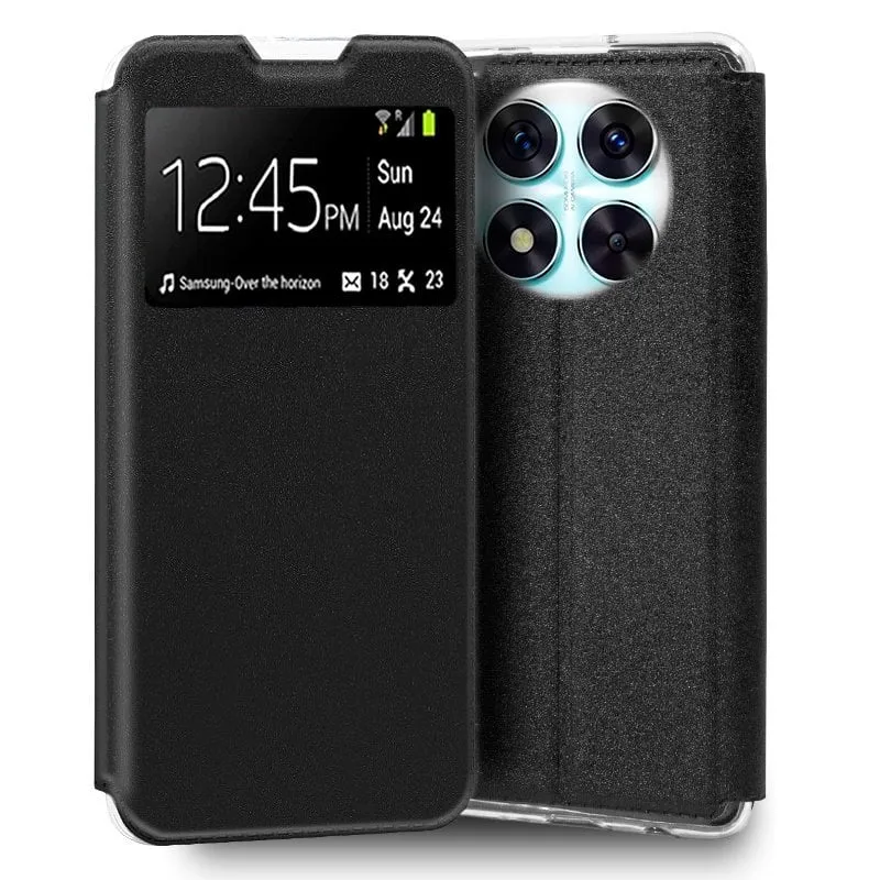 Custodia Flip nera per Xiaomi Redmi Note 14 Pro 5G / Note 14 Pro Plus 5G / POCO X7 - immagine 1