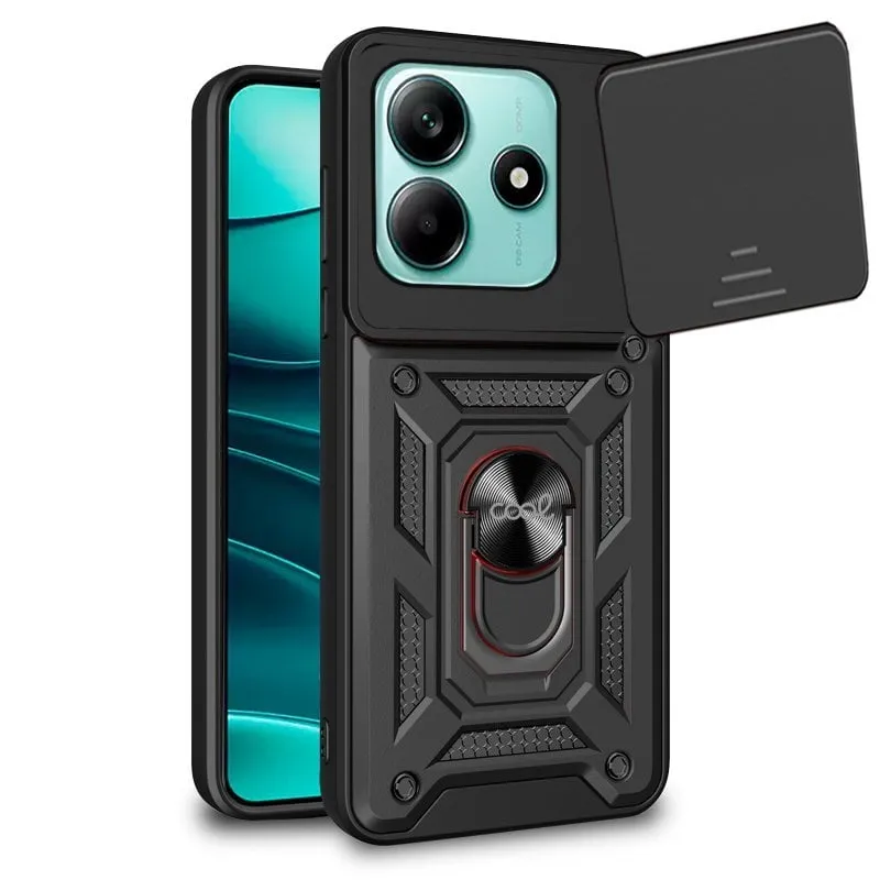 Custodia rigida nera per Xiaomi Redmi Note 14 5G - immagine 1