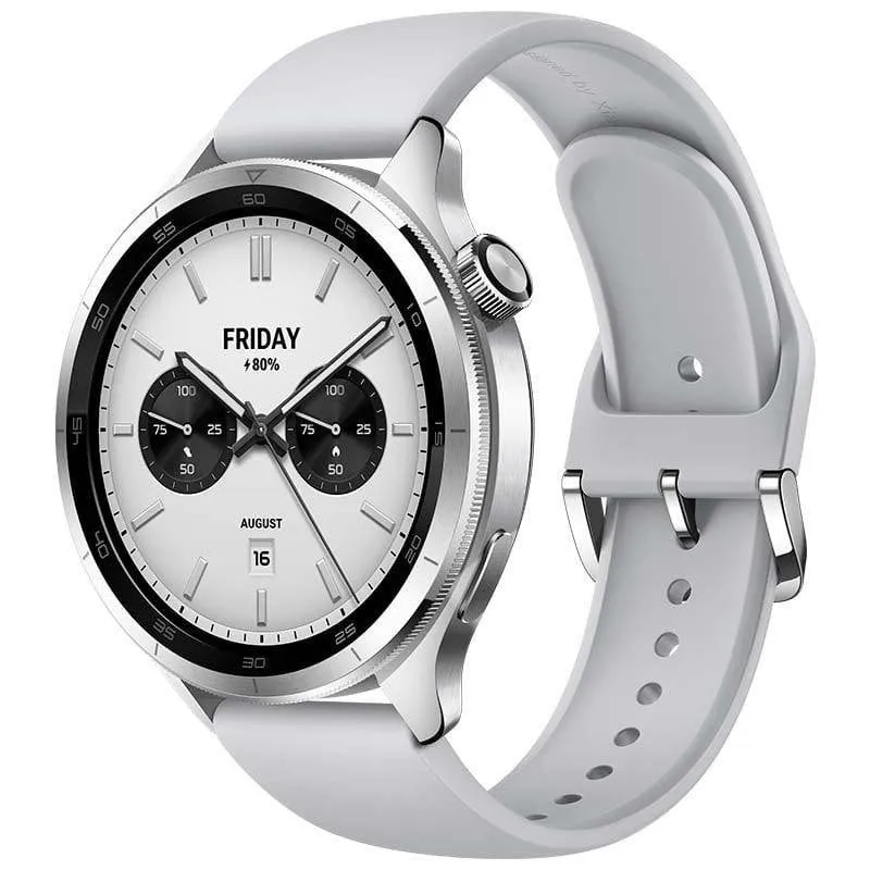 Xiaomi Watch S4 Bluetooth GPS NFC 47mm AMOLED Argento Resistenza 5ATM SpO2 Pulsossimetro - immagine 1
