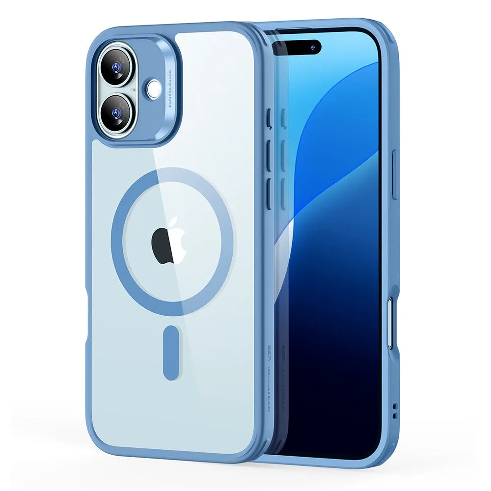 Custodia MagSafe per Apple iPhone 16, ESR, Classic Hybrid, Blu Trasparente - immagine 1