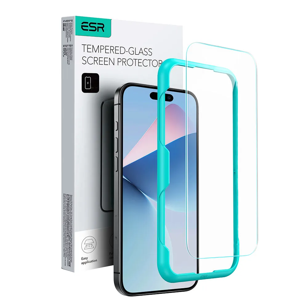Pellicola protettiva ESR per Apple iPhone 16 Pro Max, Vetro Temperato, Full Glue - immagine 1