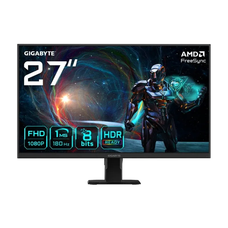 Monitor LED Gigabyte GS27FA da 27" con tecnologia SS-IPS FullHD 180Hz FreeSync - immagine 1