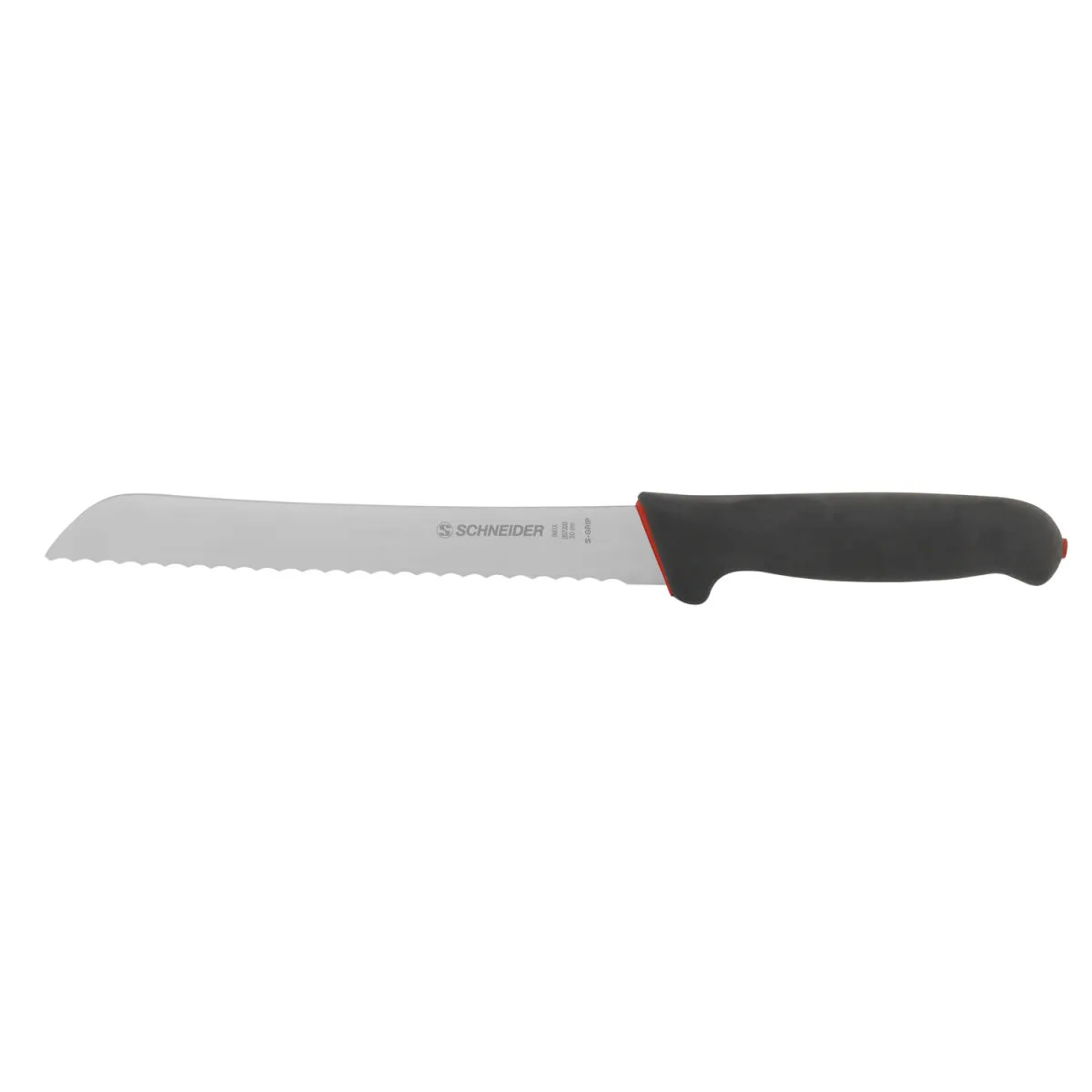Schneider Coltello da pane S-Grip; lunghezza lama 20 cm; nero - immagine 1