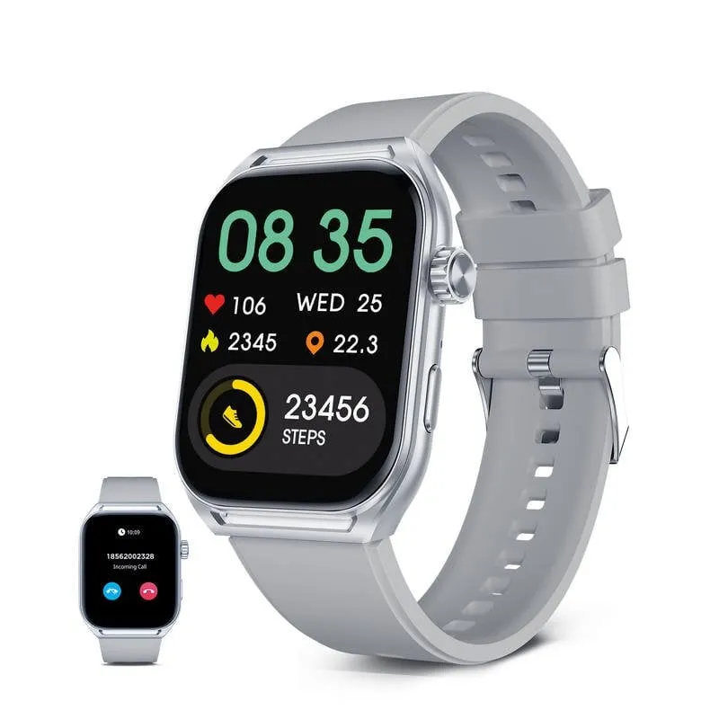Ksix Urban Move Bluetooth 52,6mm AMOLED Grigio Unisex IP67 SpO2 Cardio Sonno - immagine 1