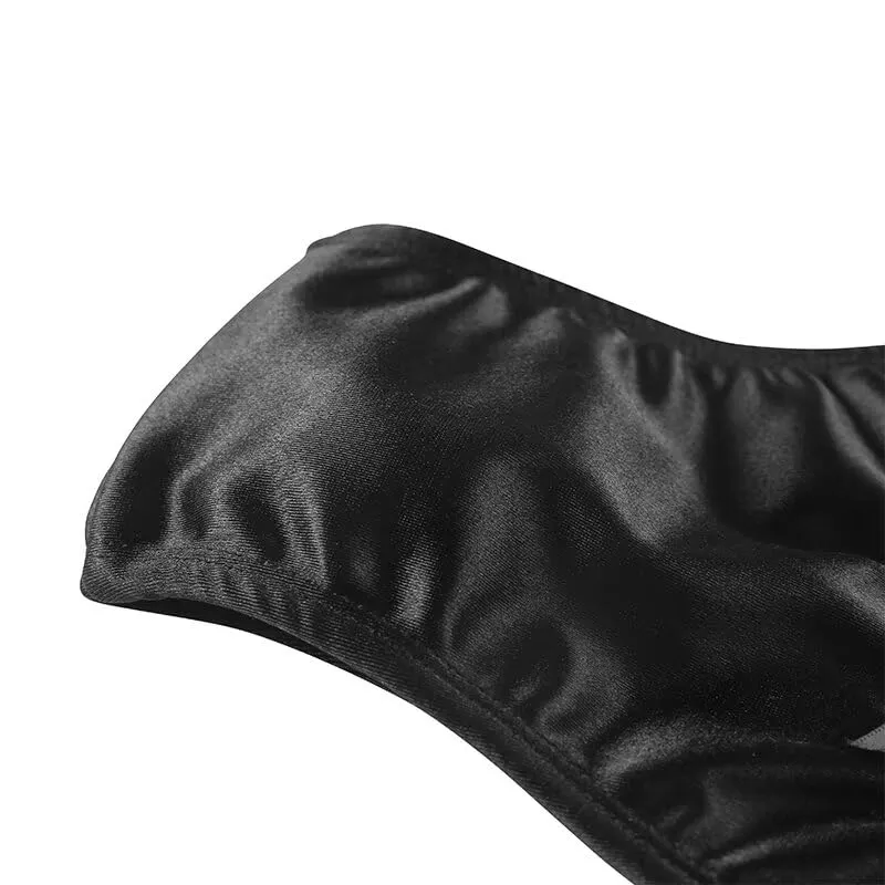 Landofgenie Slip Gaff Piegati Perizoma Adatto per Travestiti da Nascondere Slip Modellanti Intimo Gaff Adatto a Persone Transgender Nero 4XL - immagine 7