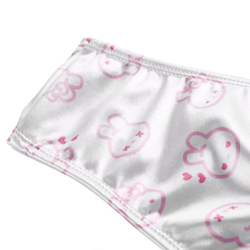Landofgenie Perizoma Tucking Gaff Mutandine per Crossdresser Nascondere Gaff Panty Modellante Mutandine Intimo Stampato Mutande per Crossdresser Transgender Bianco L - immagine 7