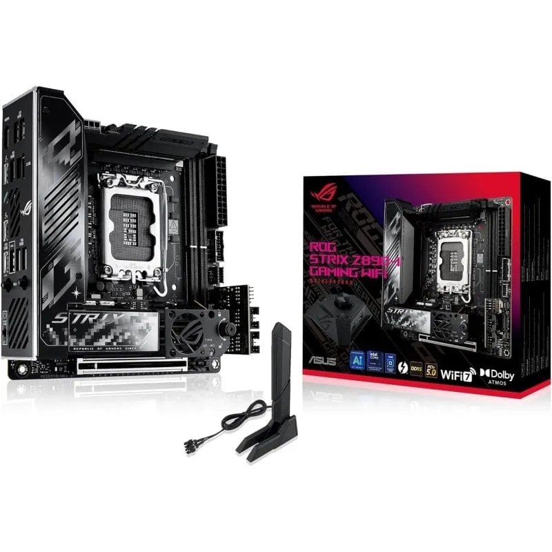 ASUS ROG STRIX Z890-I GAMING WIFI Intel Z890 LGA 1851 (Socket V1) mini ITX - immagine 1