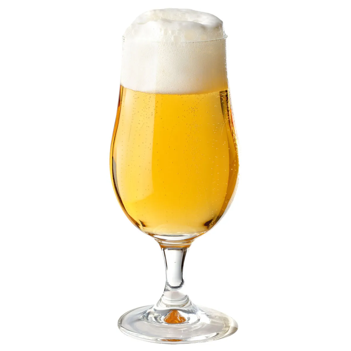 6x royal leerdam Bicchiere da birra a tulipano Elbe con marcatura; 390 ml, 8x18 cm (ØxH); trasparente; 0.3 l Segno di riempimento, 6 pz. / Pacco - immagine 1