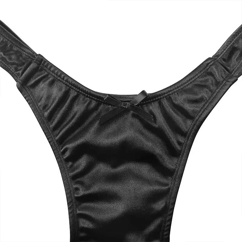 Landofgenie Slip Gaff Piegati Perizoma Adatto per Travestiti da Nascondere Slip Modellanti Intimo Gaff Adatto a Persone Transgender Nero 3XL - immagine 5