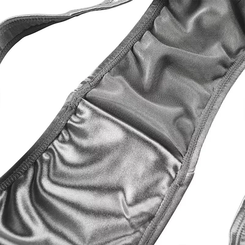 Landofgenie Slip Gaff Piegati Perizoma Adatto per Travestiti da Nascondere Slip Modellanti Intimo Gaff Adatto a Persone Transgender Grigio XL - immagine 6