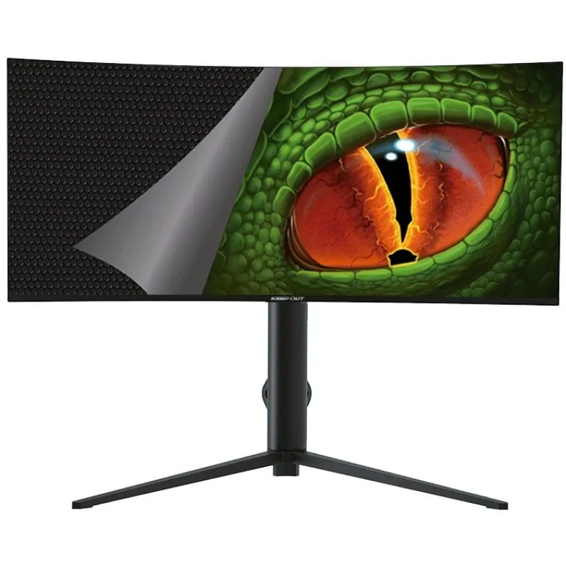 Keep Out XGM34UW 34" LED VA UltraWide QHD 165Hz Altoparlanti Altezza Regolabile FreeSync Curvo - immagine 1
