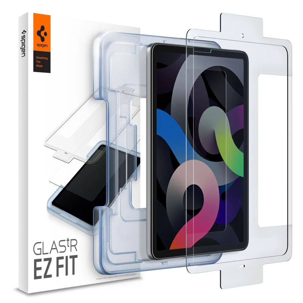 Pellicola Protettiva Schermo Spigen GlastR EZ FIT per Apple iPad Air (2022) / Pro 11 (2021) / Air (2020), Vetro Temperato, Full Glue AGL02065 - immagine 1