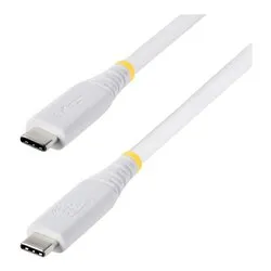 Cavo USB C 240W Power Delivery White 1m CC1M40GUSB4TPW - immagine 1