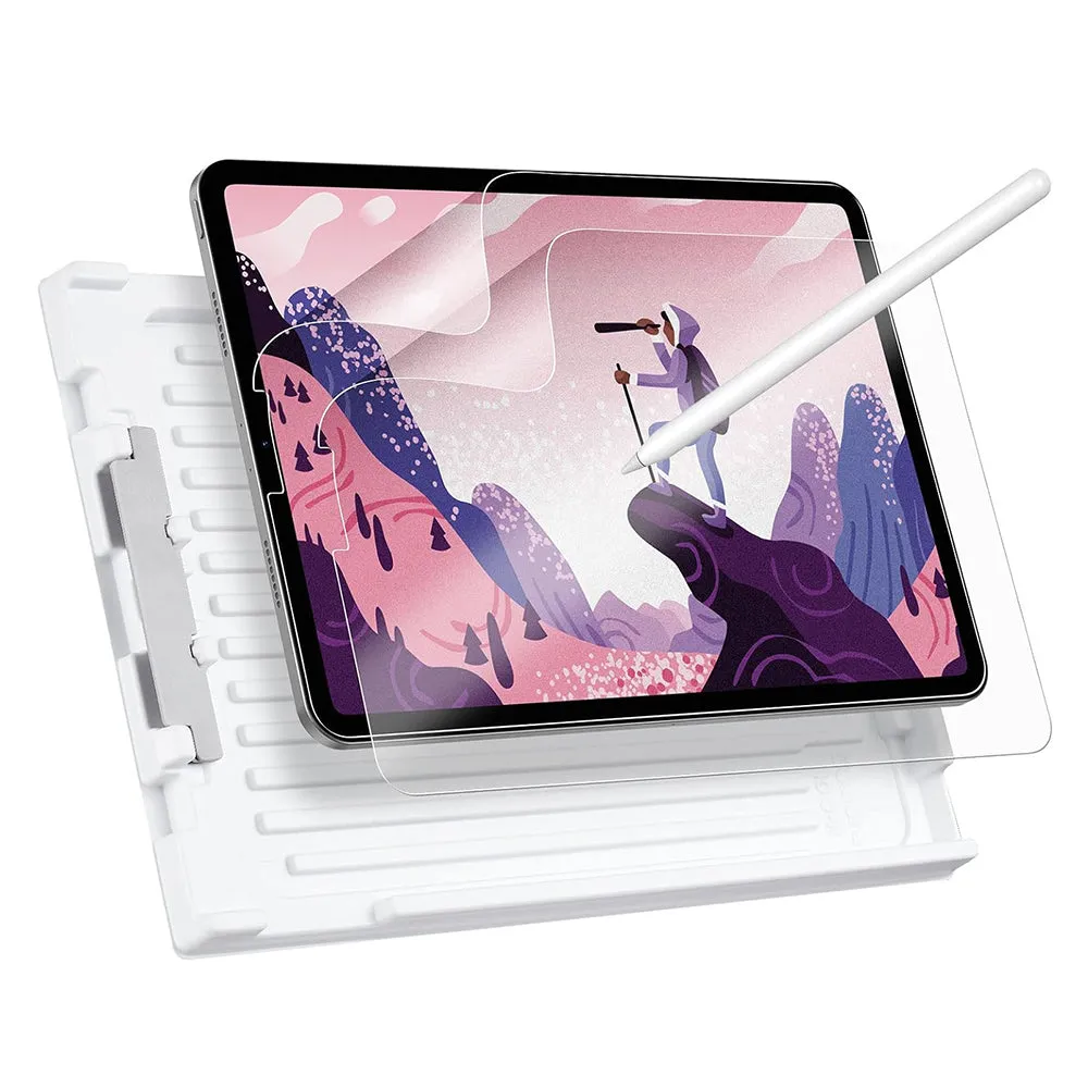 Pellicola Protettiva Schermo Matte ESR Paper Feel per Apple iPad Pro 12.9 (2022) / Pro 12.9 (2021) / Pro 12.9 (2020), Plastica, Set 2 pezzi - immagine 1