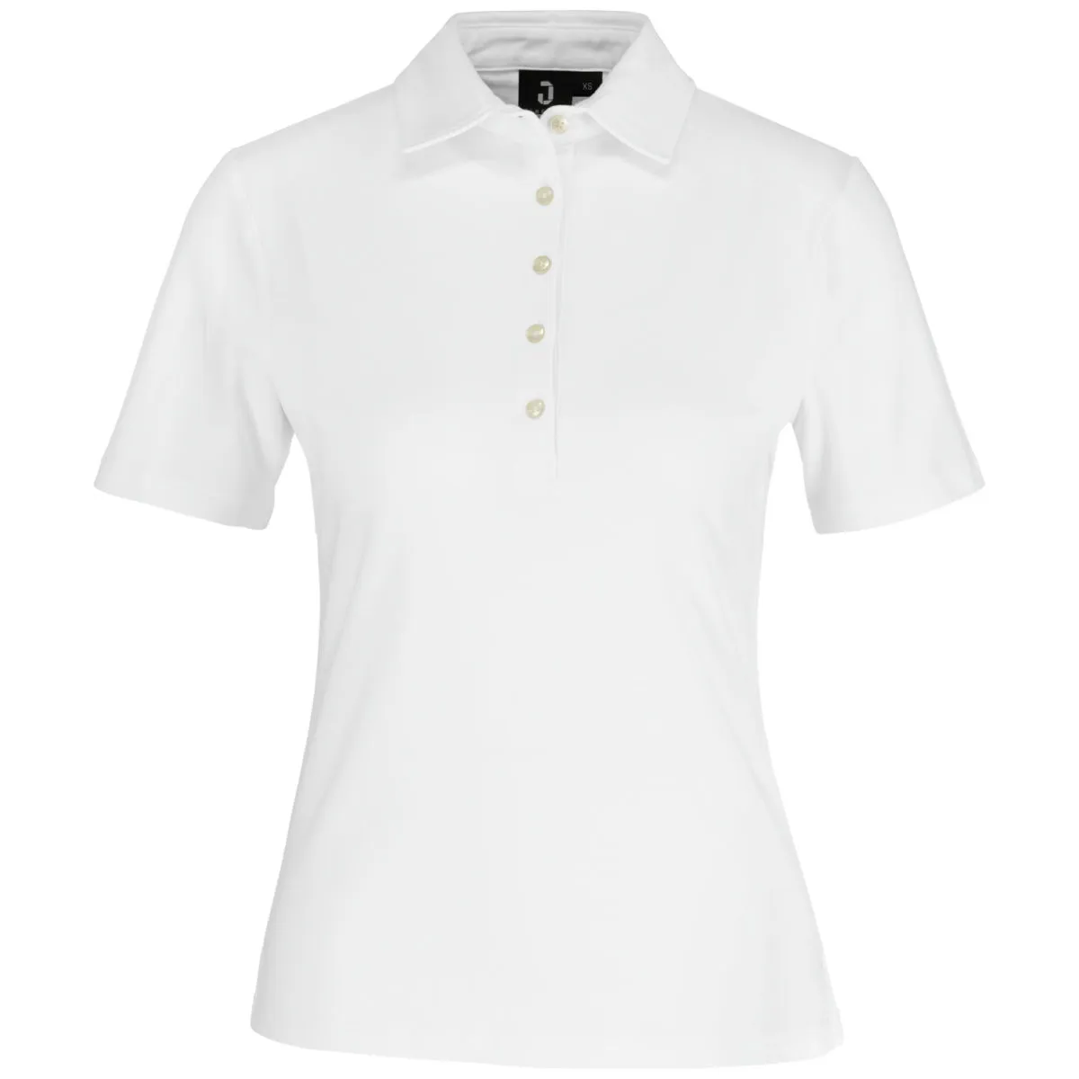 JOBELINE Polo da donna Malme maniche corte; Taglia M; bianco - immagine 1