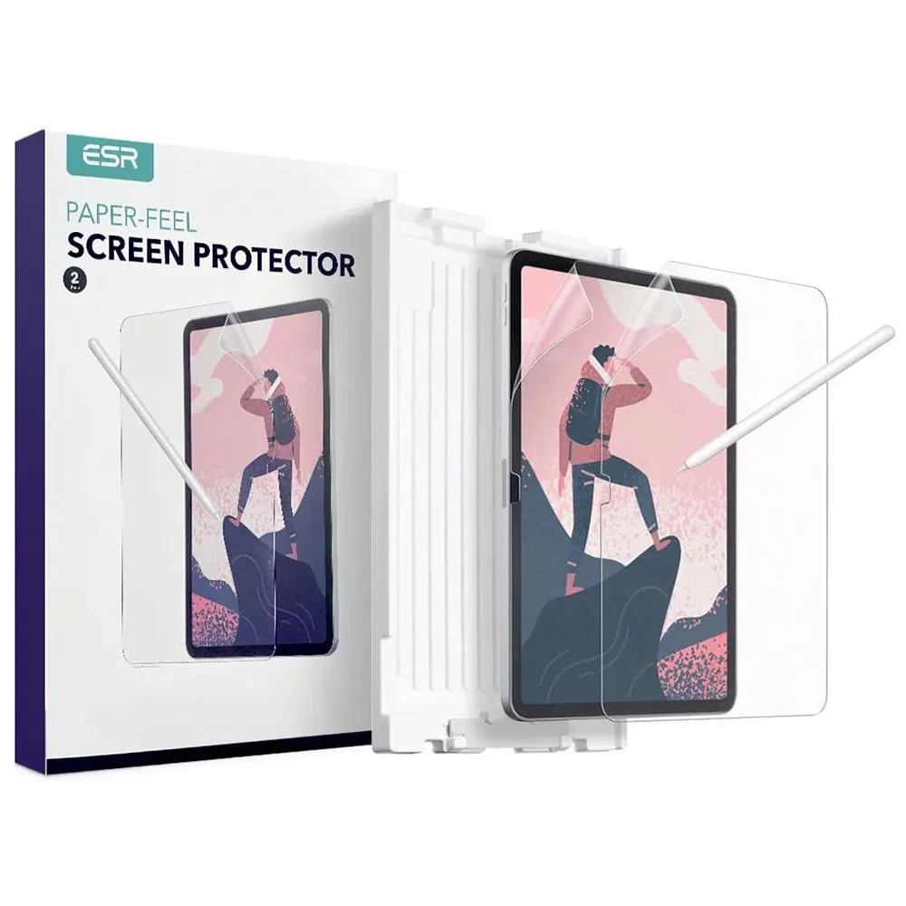 Pellicola Protettiva Schermo Matte ESR Paper Feel per Apple iPad (2025) / (2022), Plastica, Set 2 pezzi - immagine 1