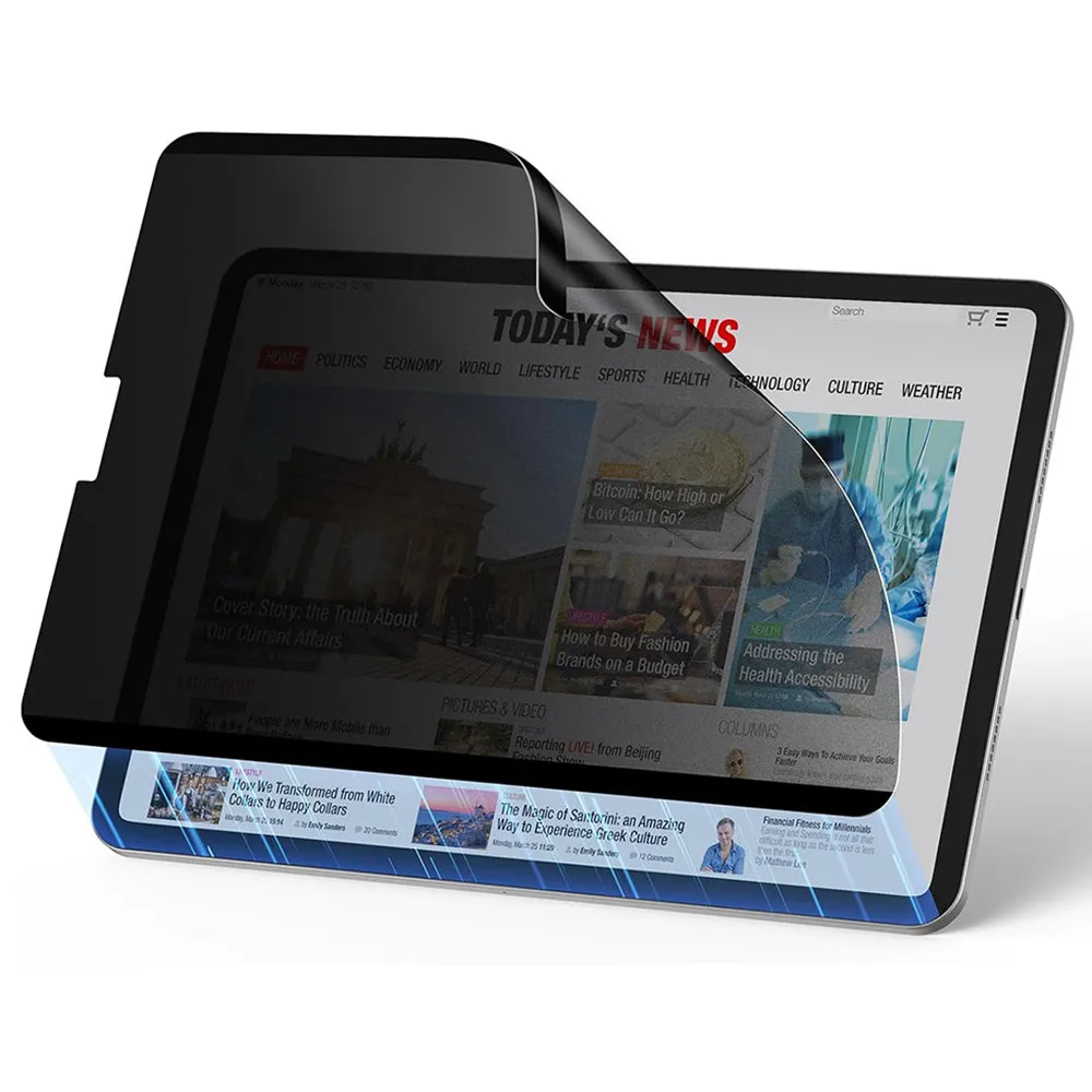 Pellicola protettiva per schermo Privacy ESR Magnetica per Apple iPad Air 11 (2026) / Air 11 (2025), Plastica - immagine 1