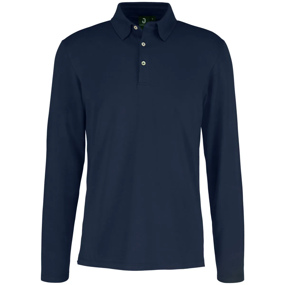 JOBELINE Polo da uomo Malme maniche lunghe; Taglia M; blu navy - immagine 1
