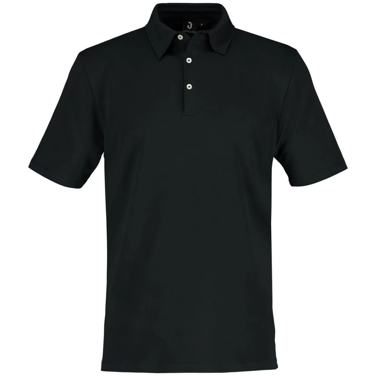 JOBELINE Polo da uomo Malme maniche corte; Taglia XL; nero - immagine 1