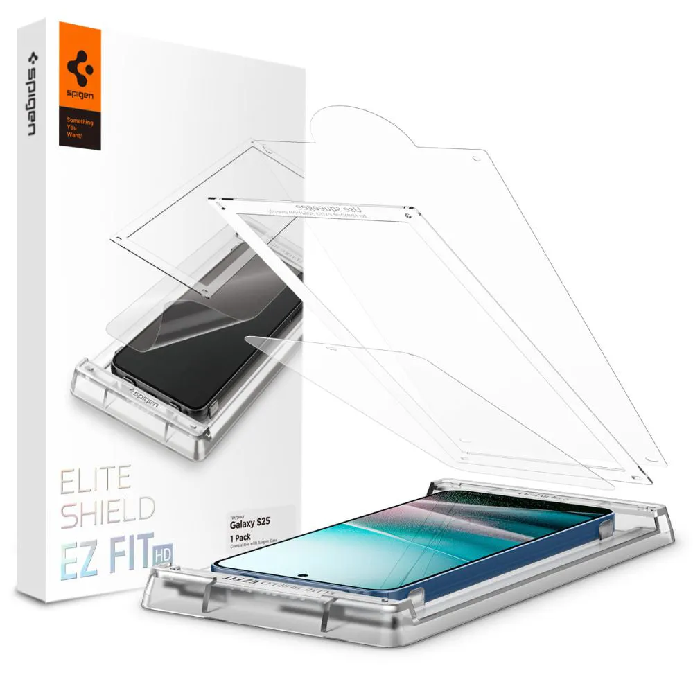 Pellicola protettiva per schermo Spigen Elite Shield EZ FIT HD per Samsung Galaxy S25+ S936, Plastica AFL09087 - immagine 1