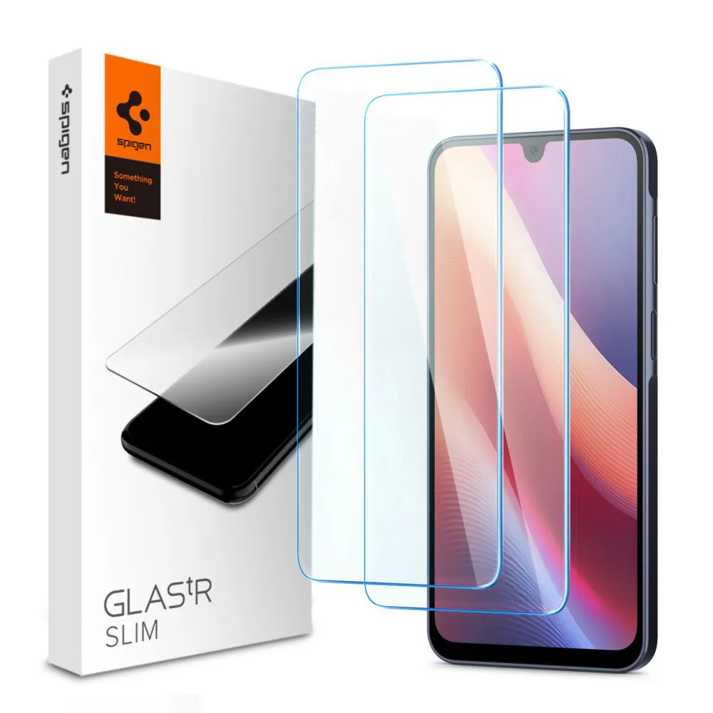 Pellicola Protettiva Schermo Spigen GlastR Slim per Samsung Galaxy A26 A266 / A16 5G A166 / A16 4G A165, Vetro Temperato, Full Glue, Set 2 pezzi - immagine 1