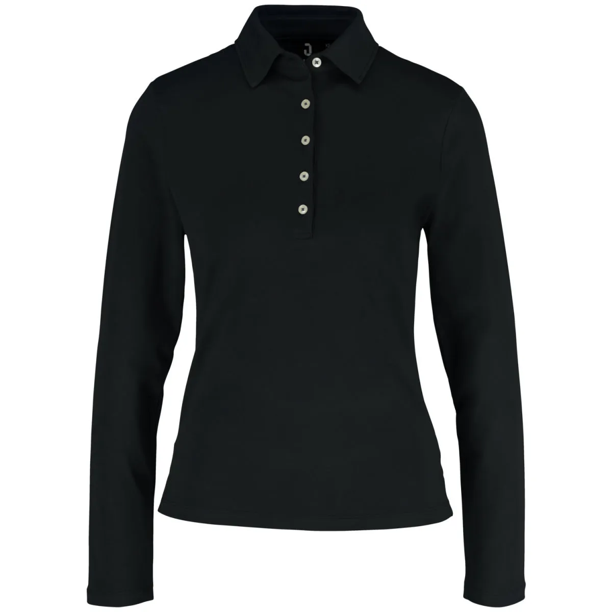 JOBELINE Polo da donna Malme maniche lunghe; Taglia XL; nero - immagine 1