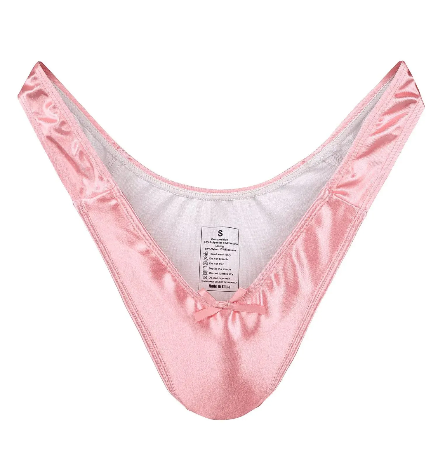 Landofgenie Slip Gaff Piegati Perizoma Adatto per Travestiti da Nascondere Slip Modellanti Intimo Gaff Adatto a Persone Transgender Rosa 3XL - immagine 1
