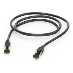 Cavo di rete 8 S/FTP Patch Cable Black 1,5m 00202001 - immagine 1