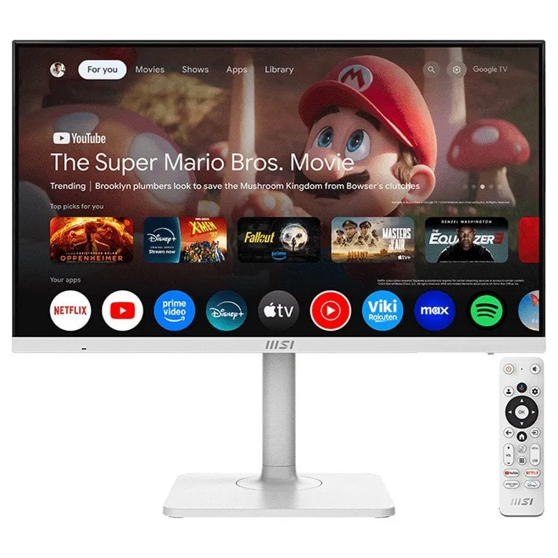 Monitor MSI Modern MD272UPSW 27" UltraHD 4K 60Hz IPS Smart Wi-Fi USB-C Bianca - immagine 1