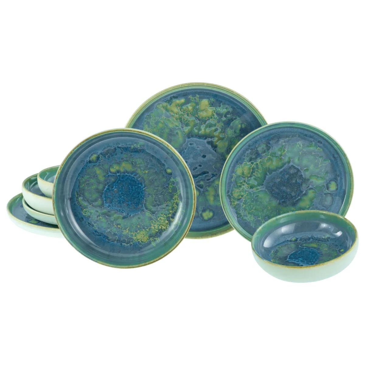 CreaTable Yuki - Set di piatti 8 pezzi; multicolore - immagine 1