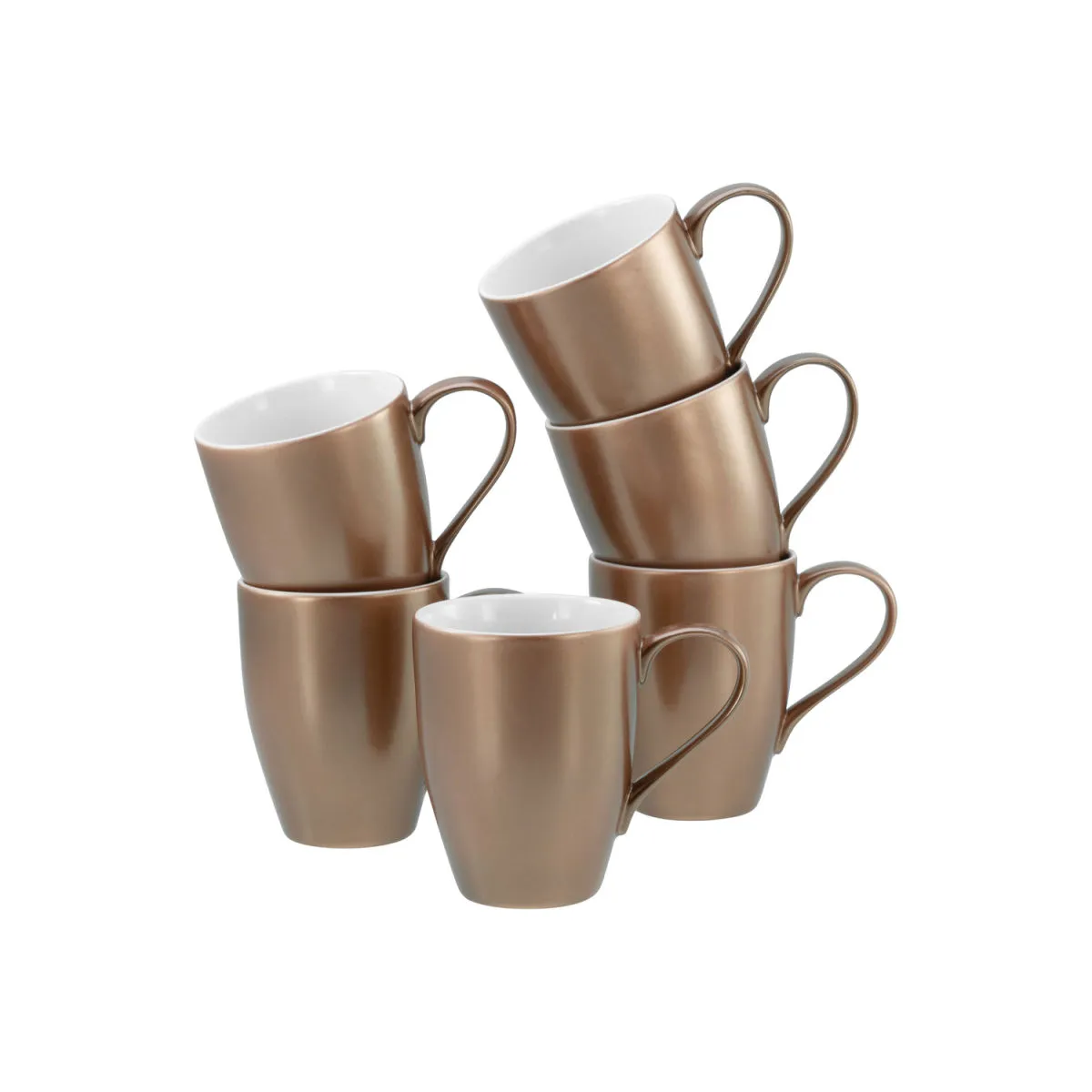 6x CreaTable Golden Days - Tazza da caffè 6 pezzi; bianco; 6 pz. / Pacco - immagine 1
