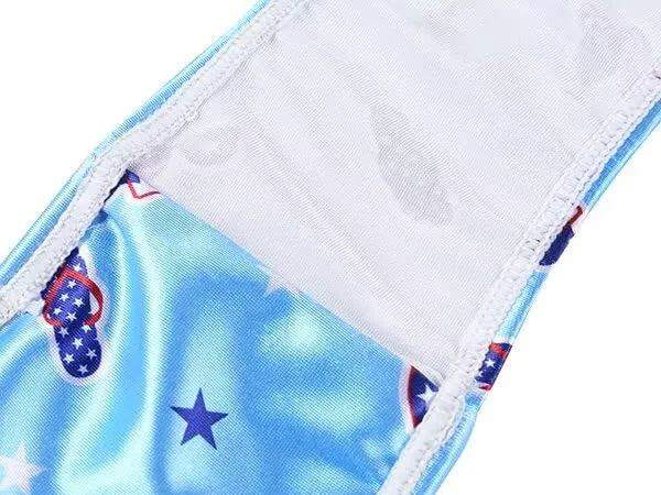 Landofgenie Perizoma Tucking Gaff Mutandine per Crossdresser Nascondere Gaff Panty Modellante Mutandine Intimo Stampato Mutande per Crossdresser Transgender Blu Chiaro 2XL - immagine 6