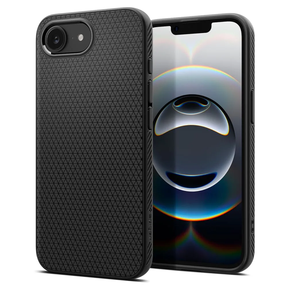 Custodia per Apple iPhone 17e / 16e, Spigen, Liquid Air, Nera ACS09161 - immagine 1