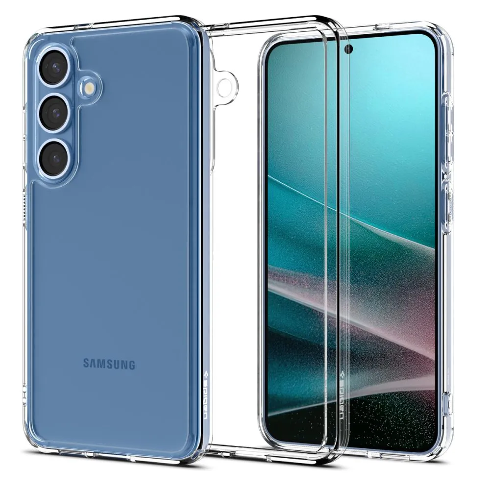 Custodia per Samsung Galaxy S25 S931, Spigen, Ultra Hybrid, Trasparente ACS09006 - immagine 1