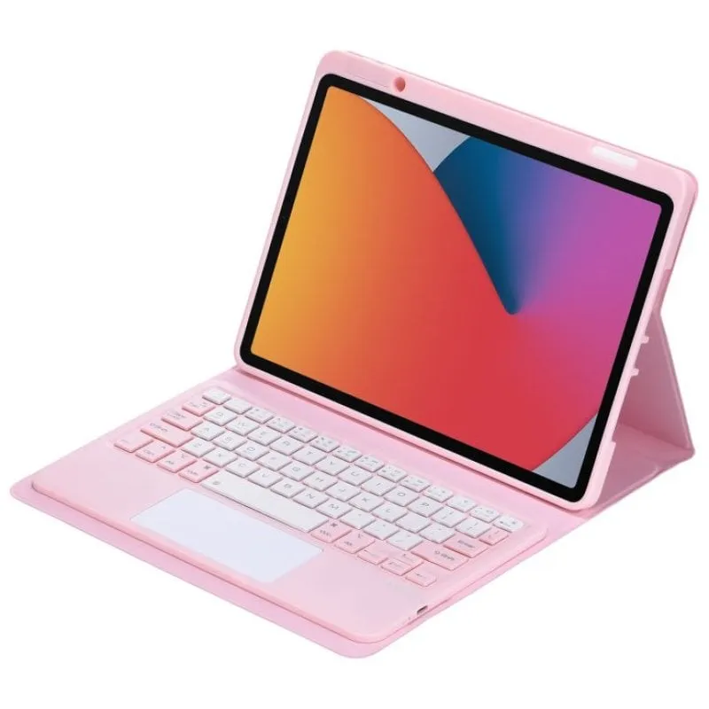 Custodia con tastiera Bluetooth Royal Bailey B3012C per iPad 10.2 (2021/2020/2019)/Air 10.5/Pro 10.5 Rosa - immagine 1