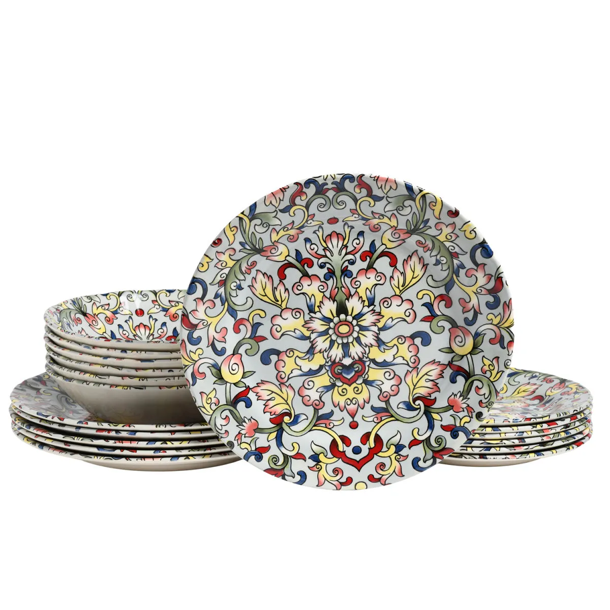CreaTable Arabesque WL - Set di piatti da 18 pezzi; multicolore - immagine 1