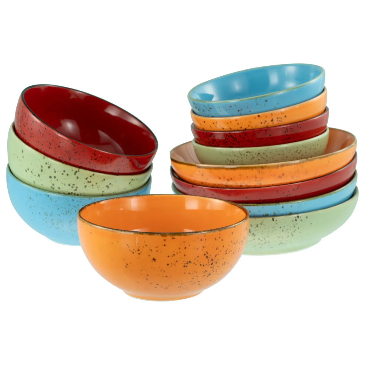 CreaTable Collezione Natura - Set di ciotole 12 pezzi; multicolore - immagine 1