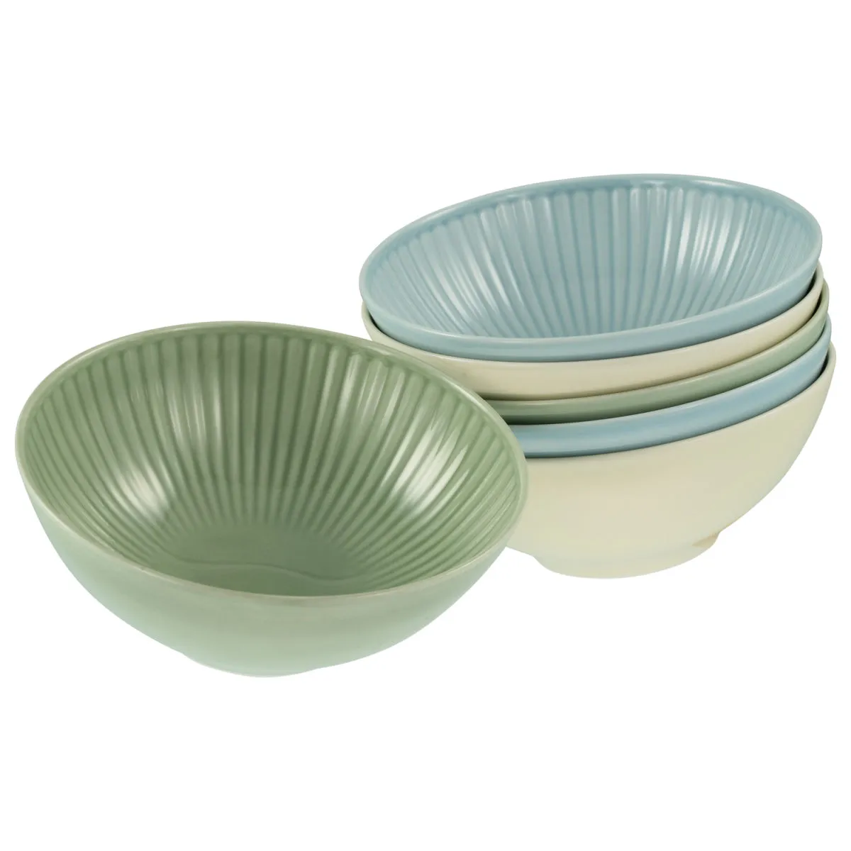 6x CreaTable Valencia pastello - ciotole multiuso 6 pezzi; 500 ml, 17x6.5 cm (ØxH); multicolore; rotonda; 6 pz. / Pacco - immagine 1