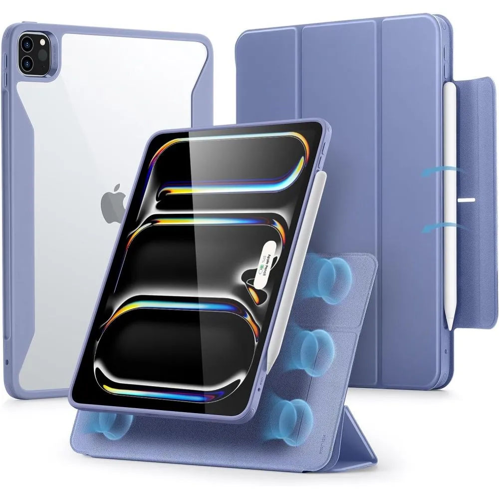 Custodia per Apple iPad Pro 13 (2024), ESR, Rebound Hybrid, Viola - immagine 1