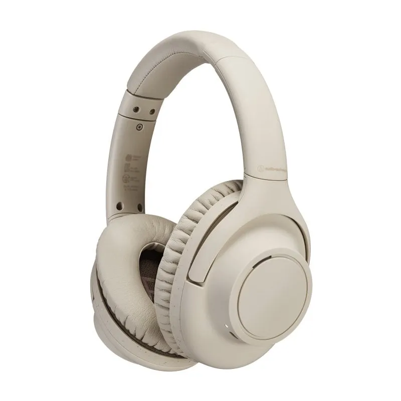 Audio-Technica ATH-S300BT Cuffie Bluetooth con cancellazione del rumore ibride digitali Beige - immagine 1