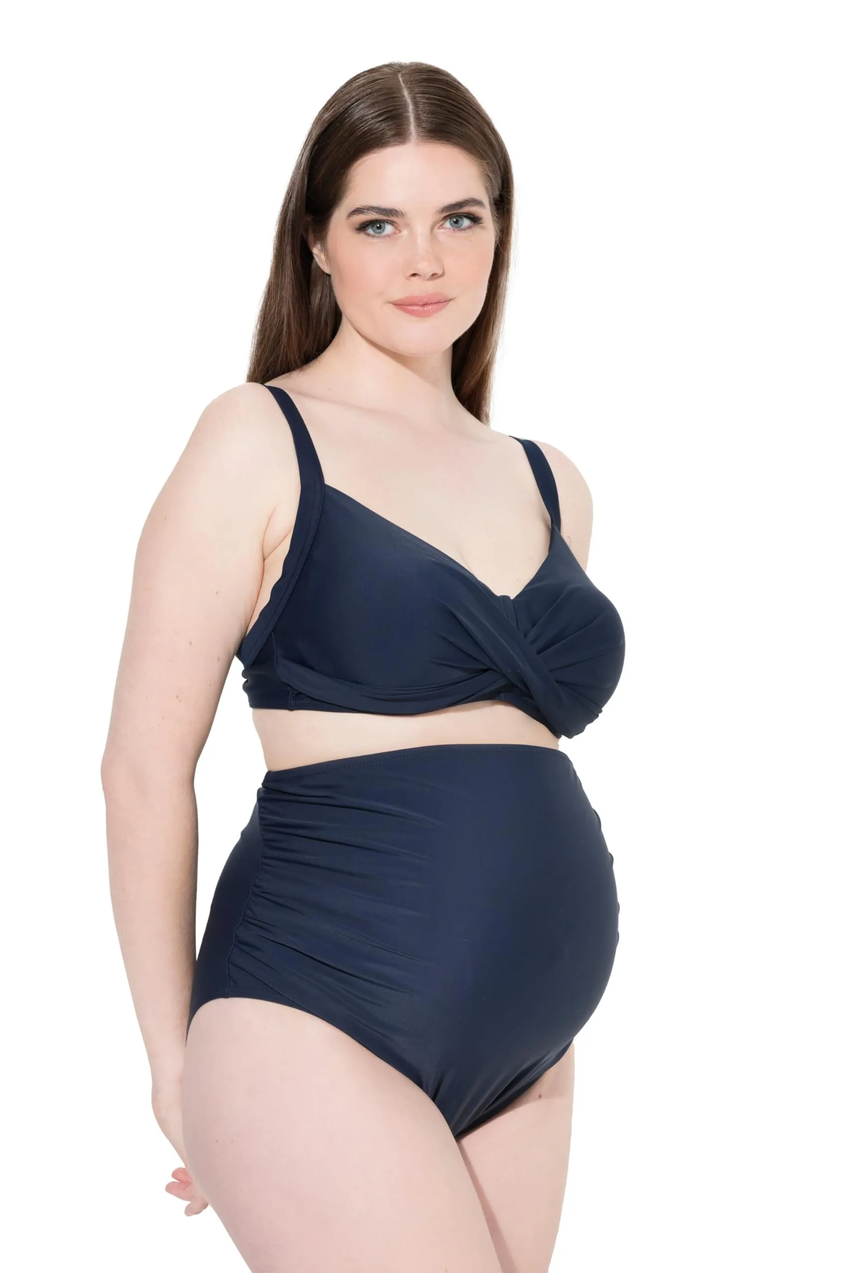 Ulla Popken Donna Slip Bikini Blu Notte Scuro 42+ - immagine 1