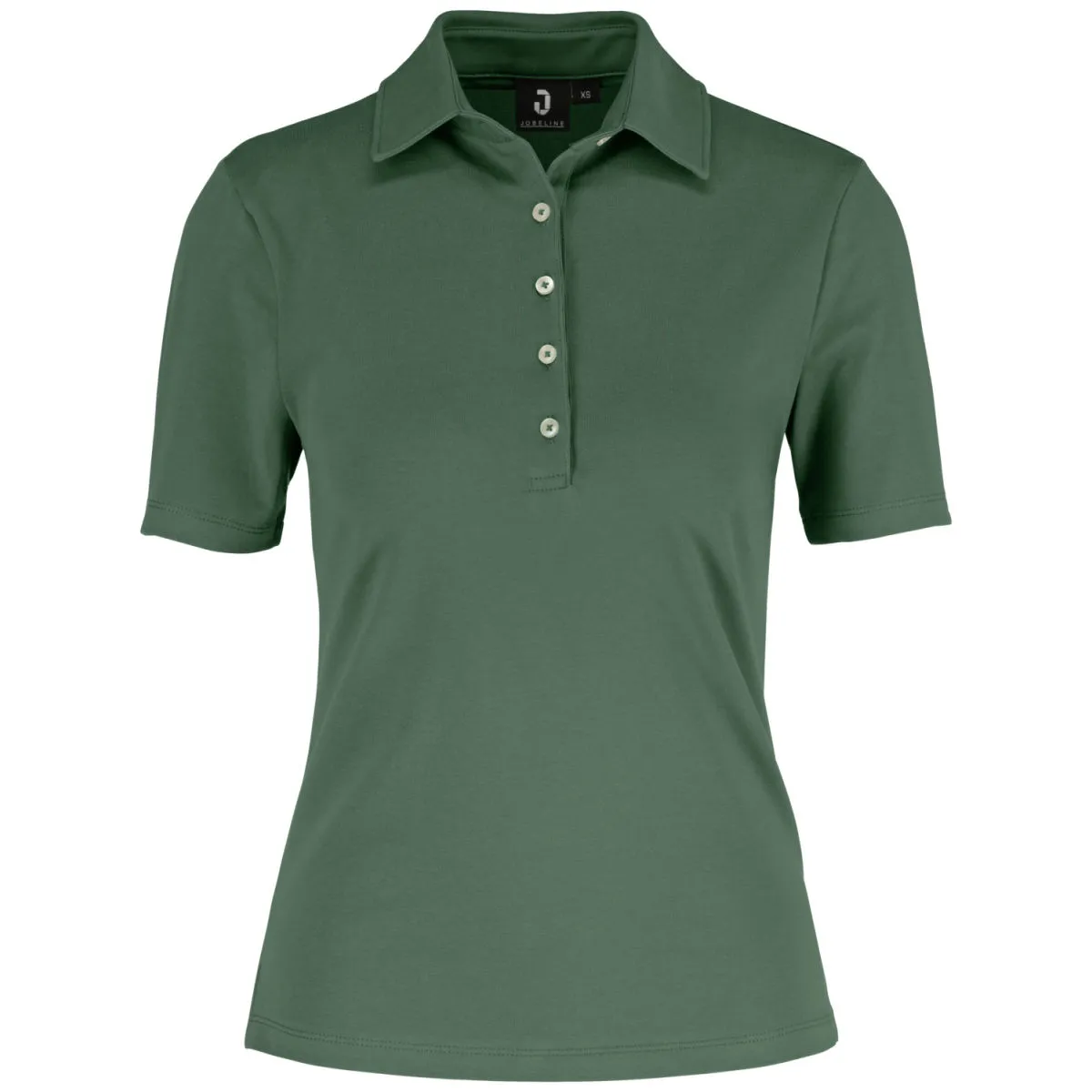 JOBELINE Polo da donna Malme maniche corte; Taglia 2XL; verde oliva - immagine 1