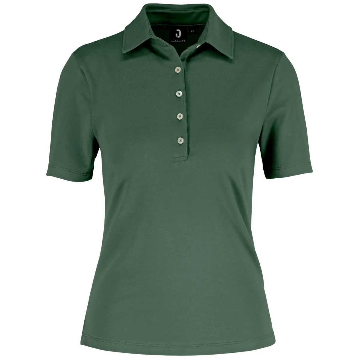 JOBELINE Polo da donna Malme maniche corte; Taglia XS; verde oliva - immagine 1